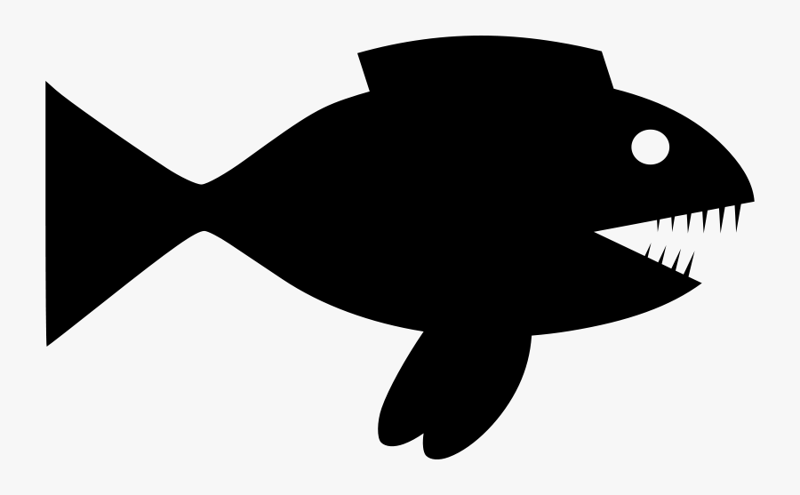Fish - Black Fish Clipart Png, Transparent Clipart