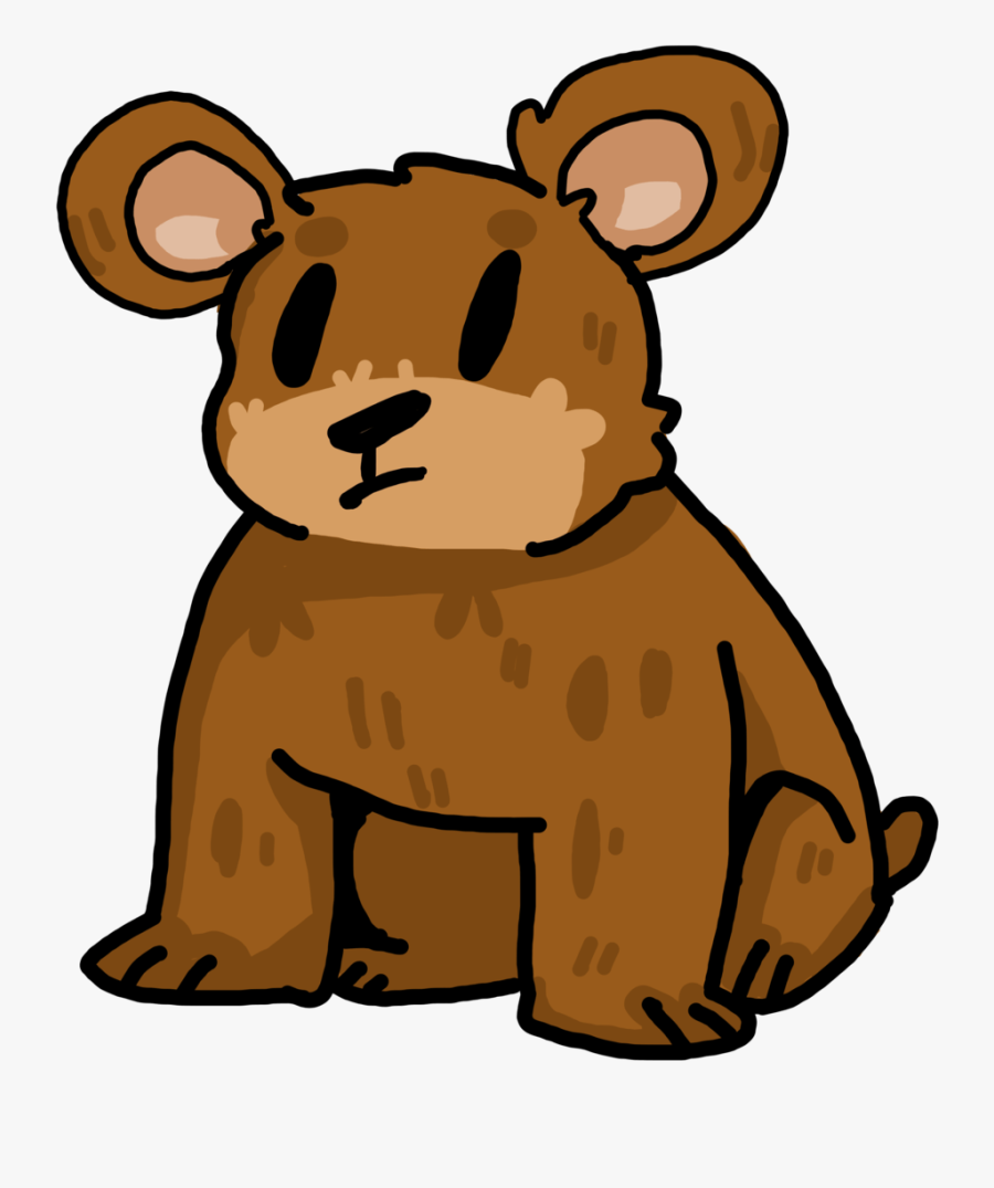 Bear Furry Pencil And In - Furry Bear Clipart, Transparent Clipart