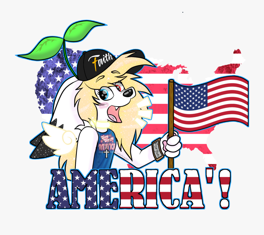 Transparent God Bless America Clipart - United States Of Furry, Transparent Clipart
