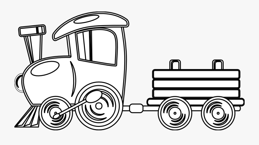 Train, Travel, Transportation, Railway, Journey - Train Outline Clipart, Transparent Clipart