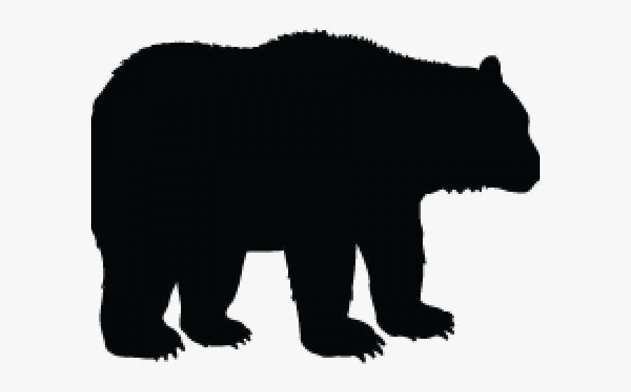 Black Bear Silhouette , Free Transparent Clipart - ClipartKey