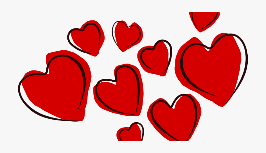 Valentines Day Hearts Cartoon, Transparent Clipart