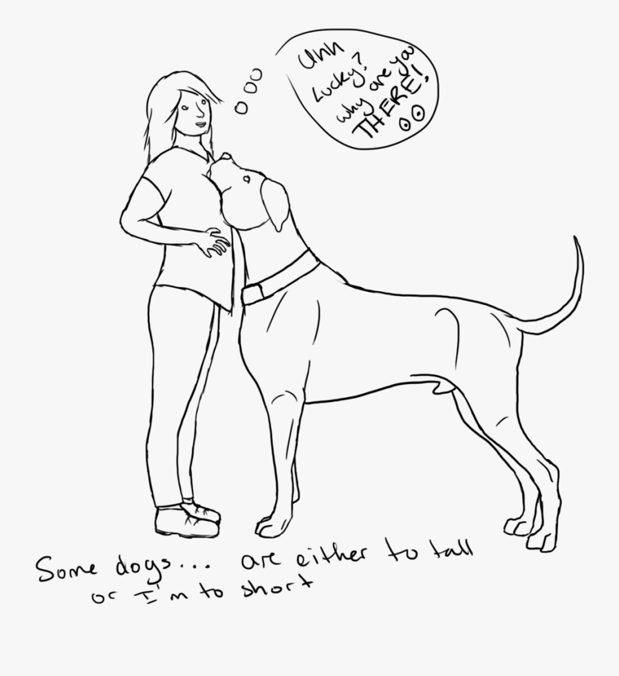 Clip Art Some Dogs Would Guy - Jealous Dog Drawing, Transparent Clipart