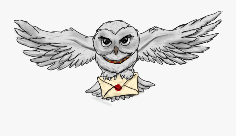 Transparent Owl With Letter, Transparent Clipart