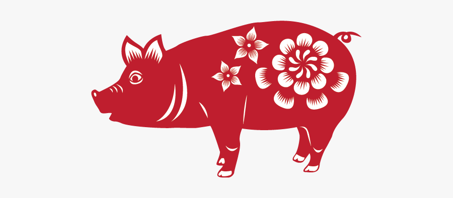 Chinese New Year Clipart Pig, Transparent Clipart