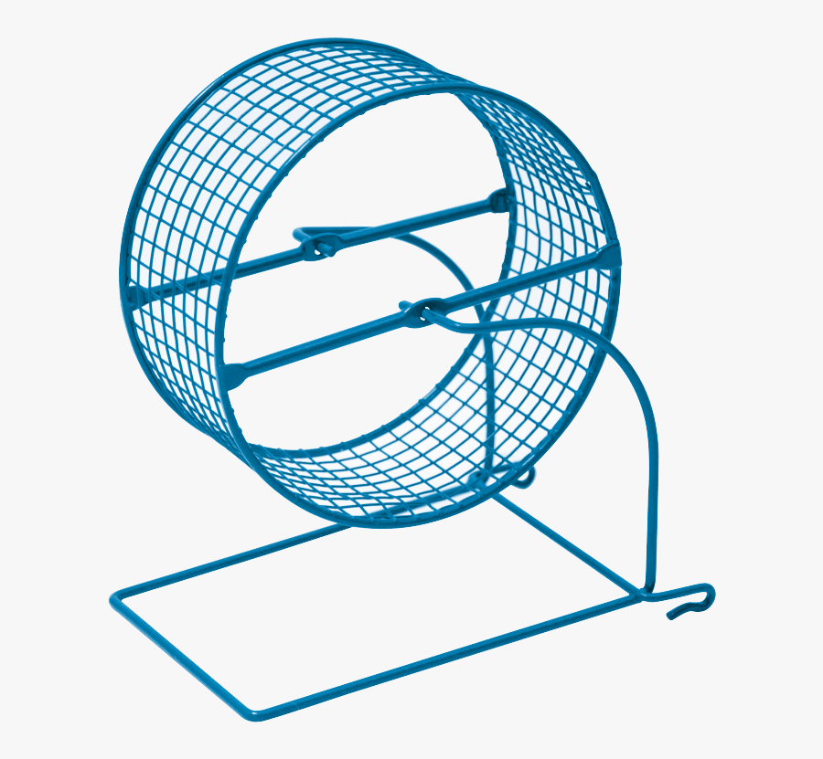 Kaytee Run Around Wheel Blue - Wire Mesh Hamster Wheel, Transparent Clipart