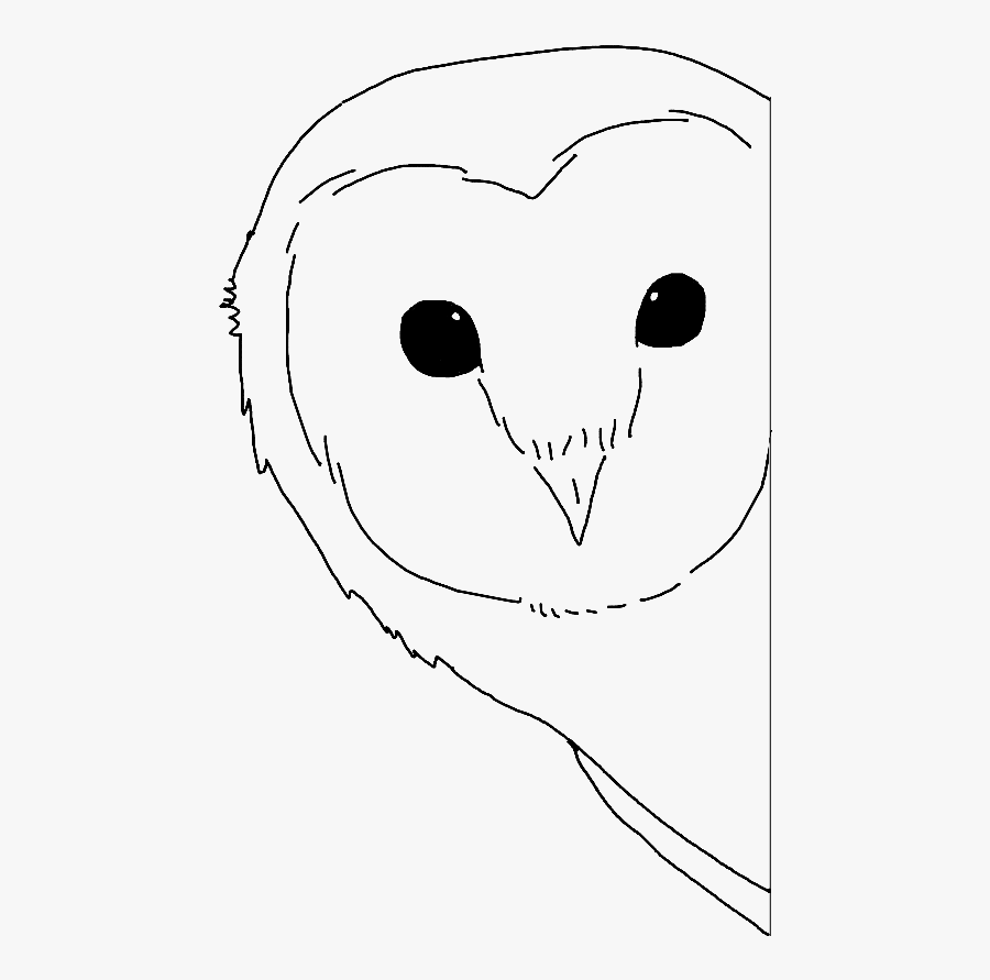 #owl #peeking #curious #eyes #blackeyes #owlart #owldrawing - Sketch, Transparent Clipart