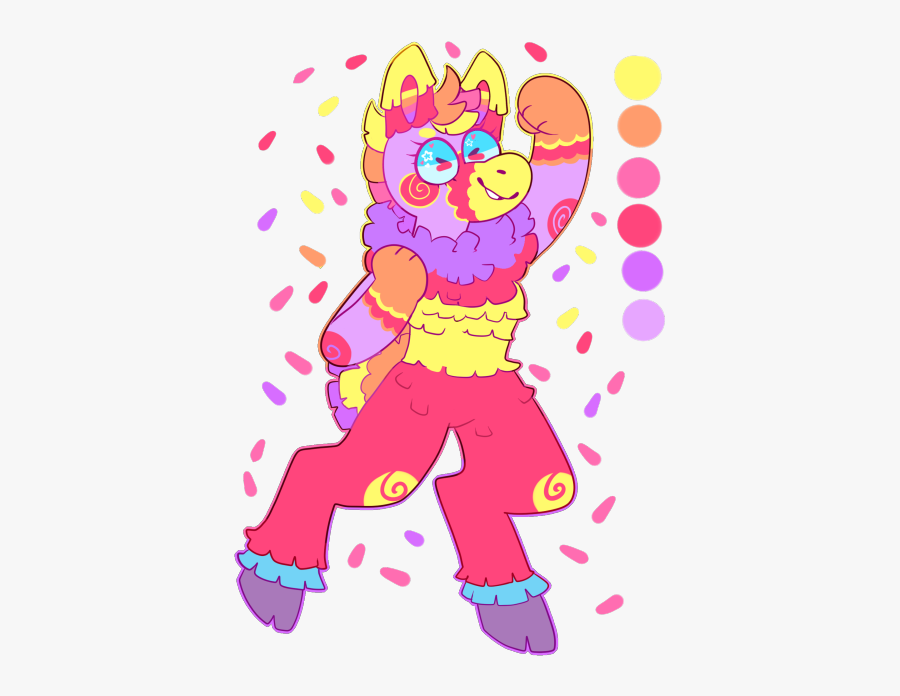 Pinata Clipart Burro - Cartoon, Transparent Clipart