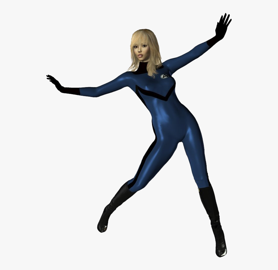 Invisible Woman Clipart Cat Girl - Susan Storm, Transparent Clipart