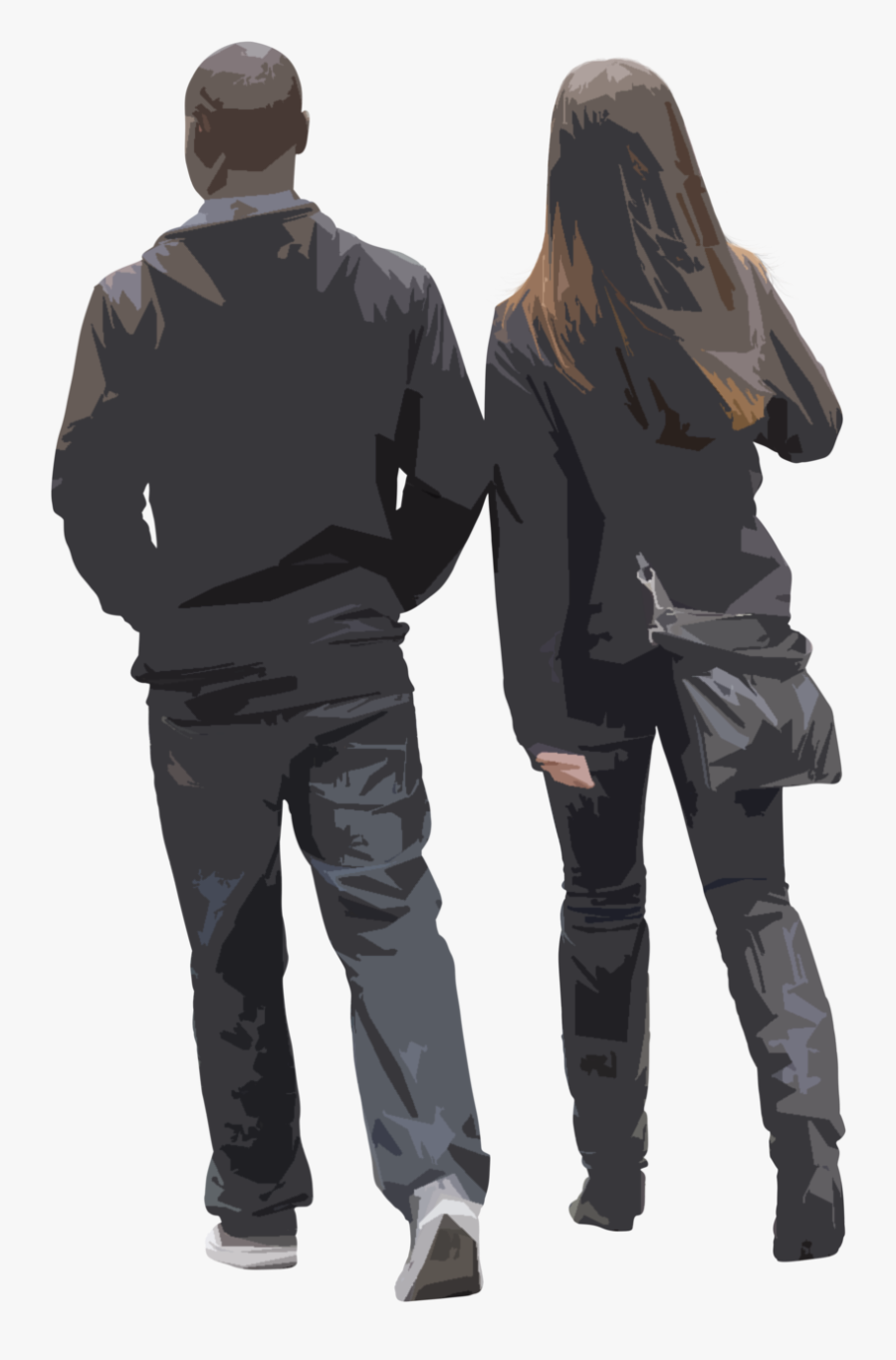 Nonscandinavia - Cut Out People Walking Png, Transparent Clipart