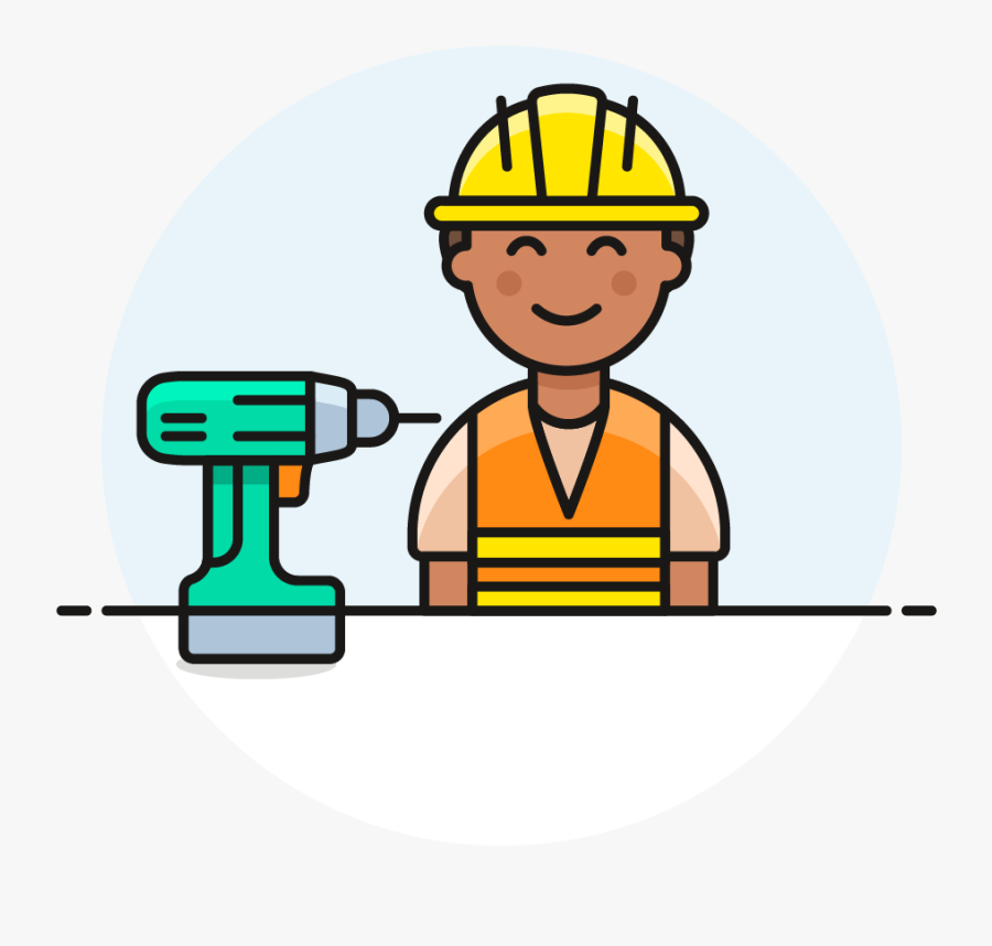 20 Industry Engineer Measurement Male African American - Woman Icon Engineer, Transparent Clipart