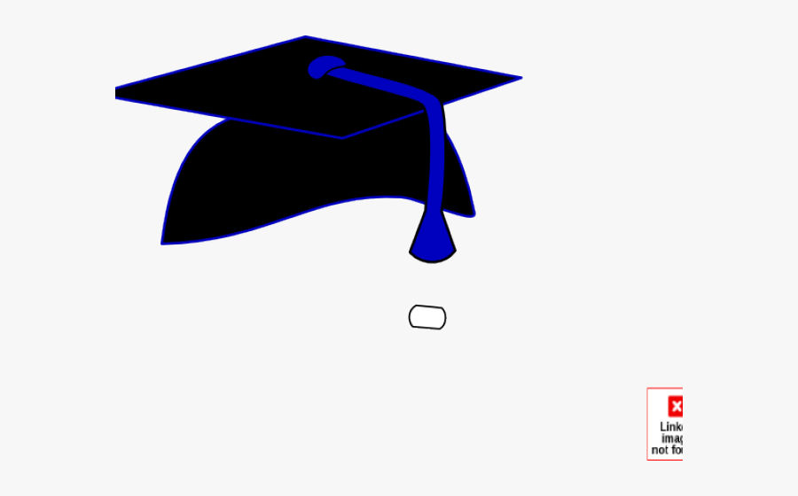 Picture Of Graduation Cap And Tassel - Blue Tassel Transparent, Transparent Clipart