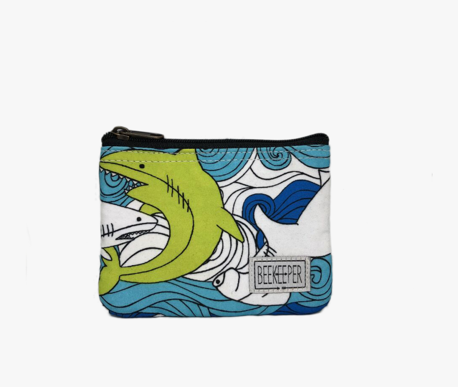 Shark Waves Coin Purse - Shoulder Bag, Transparent Clipart