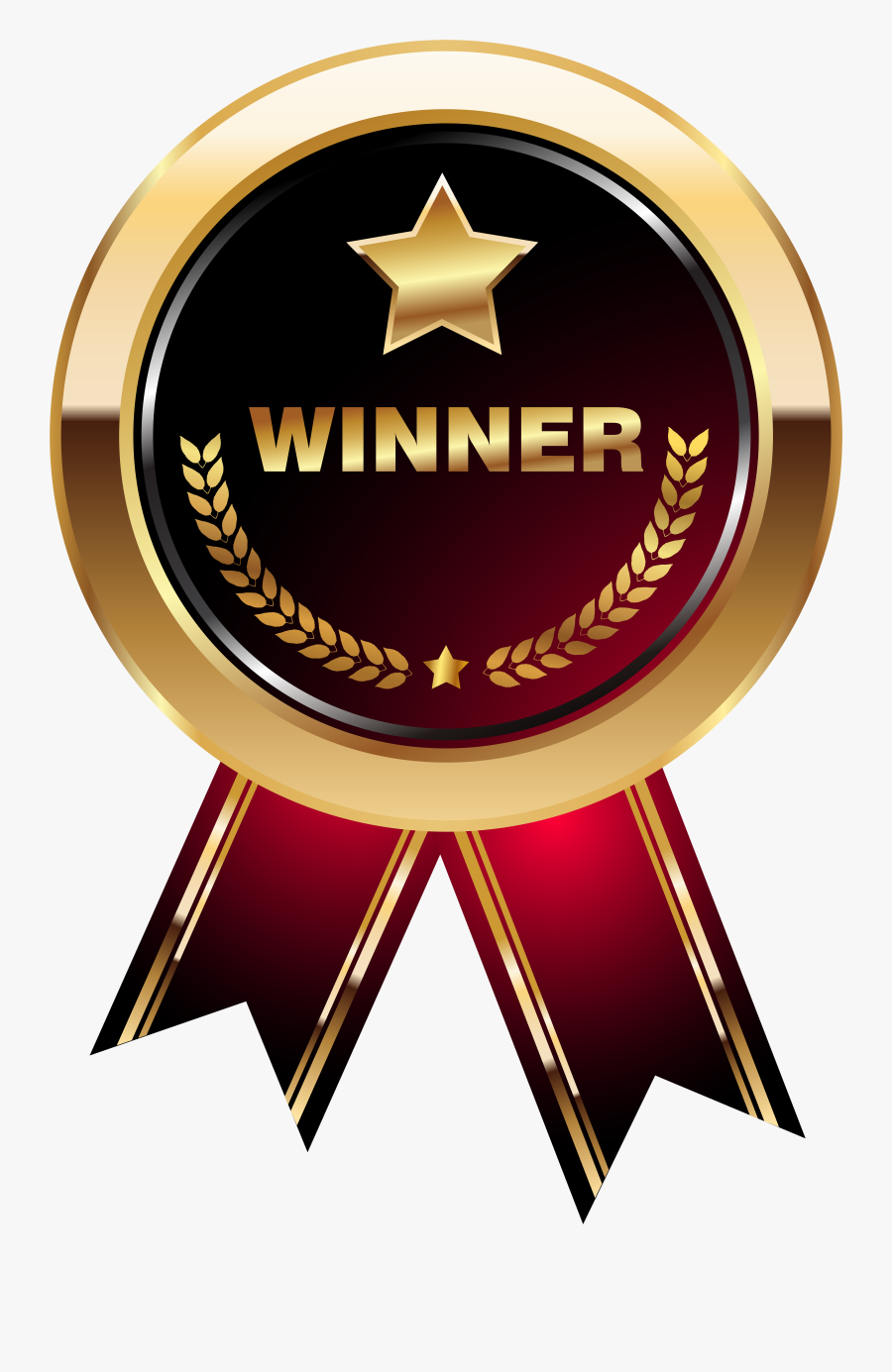 Winning Trophy Clipart Clear - Winner Medal Png, Transparent Clipart