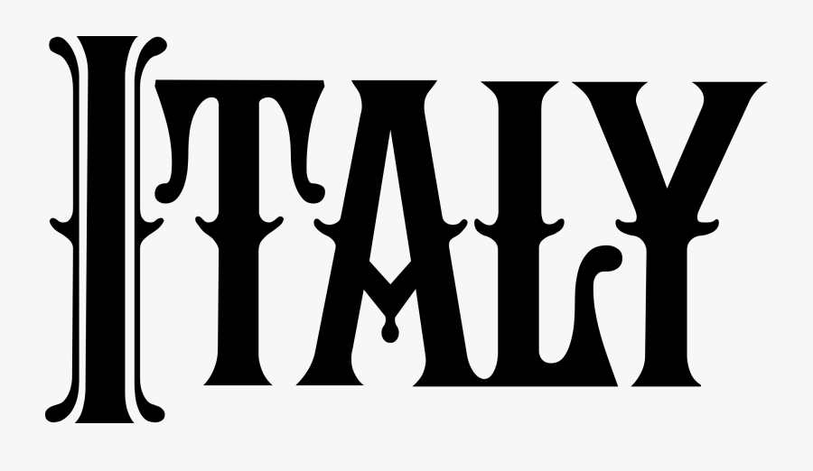 Italian Clipart Black And White - Epcot Italy Logo, Transparent Clipart