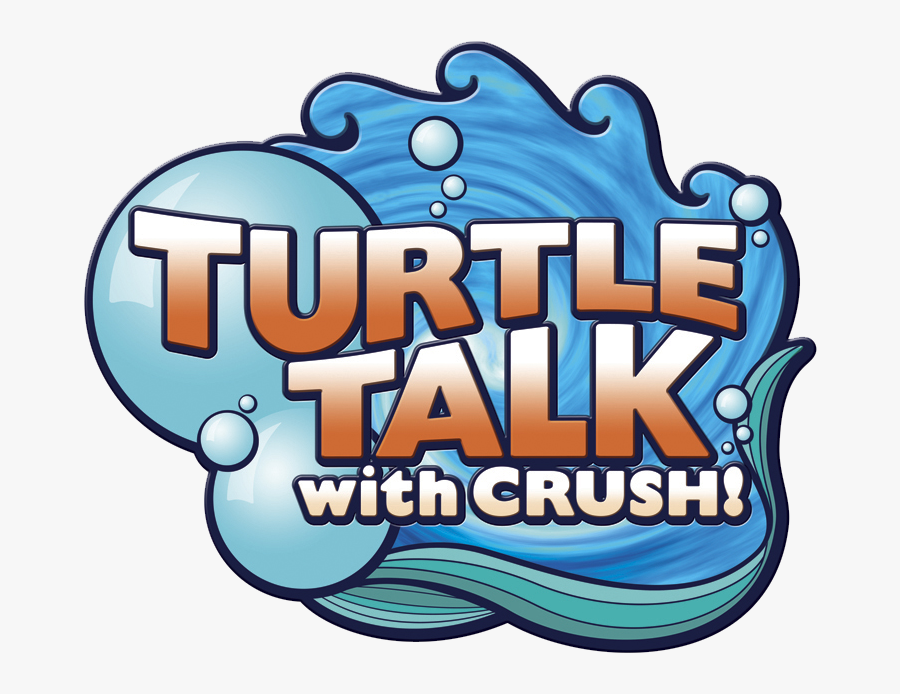 Disney Epcot Clipart - Epcot Turtle Talk With Crush Logo, Transparent Clipart