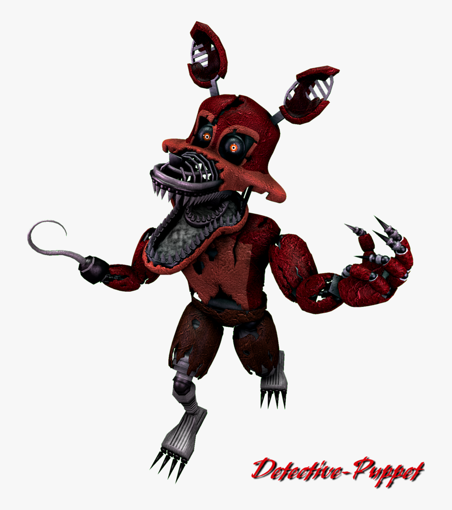 Five Nights At Freddys 4 Five Nights At Freddys 3 Nightmare - Transparent Nightmare Foxy, Transparent Clipart