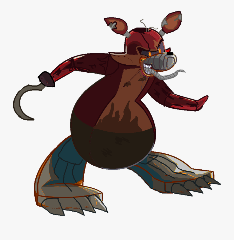 Nightmare Foxy Png - Five Nights At Freddys Ar, Transparent Clipart