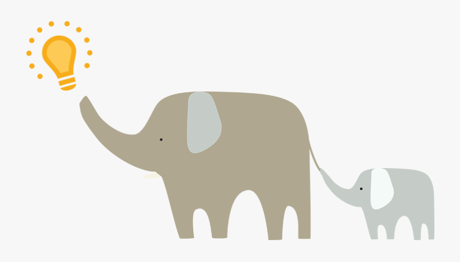 Indian Elephant, Transparent Clipart