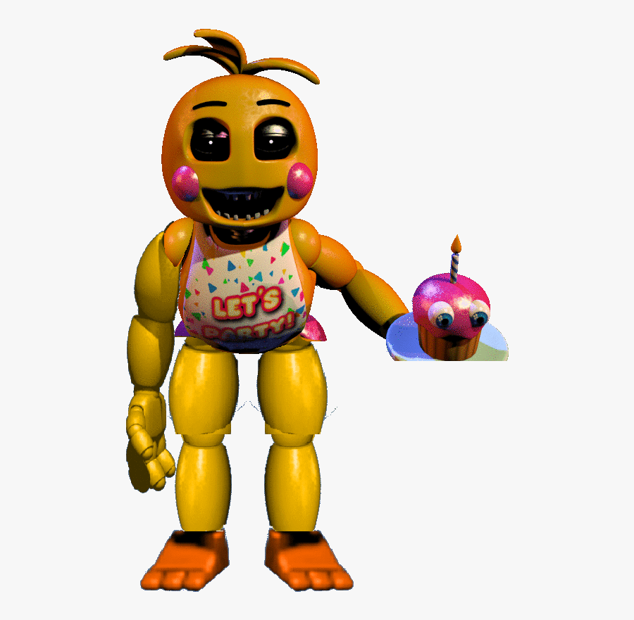 Nightmare Toy Chica - Fnaf Toy Chica Png, Transparent Clipart
