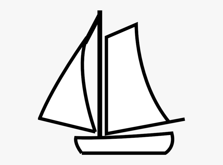 Sailboat Clipart Black And White Boat Clip Art Image - Sailing Boat Clip Art, Transparent Clipart