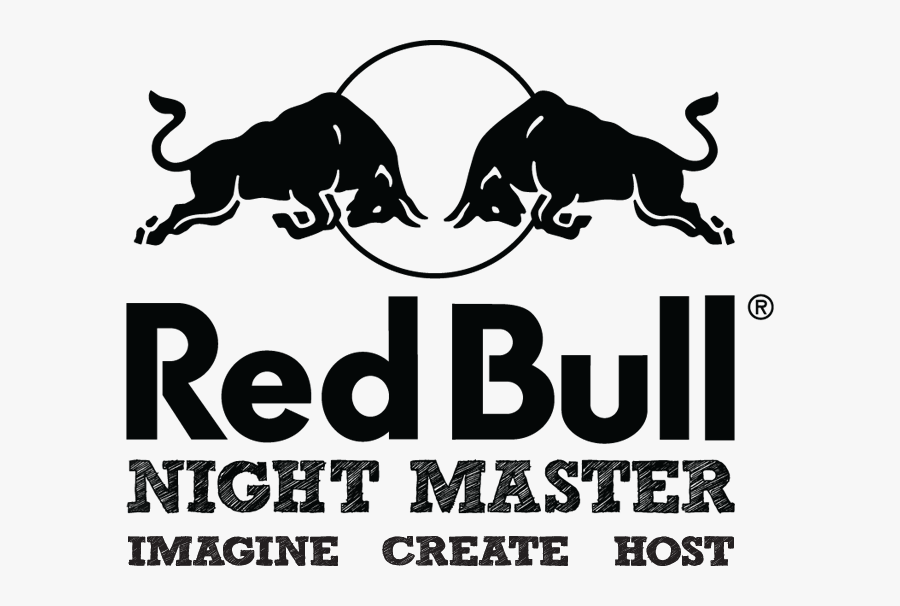 Red Bull Logo Black And White Png - Red Bull Black And White Logo, Transparent Clipart