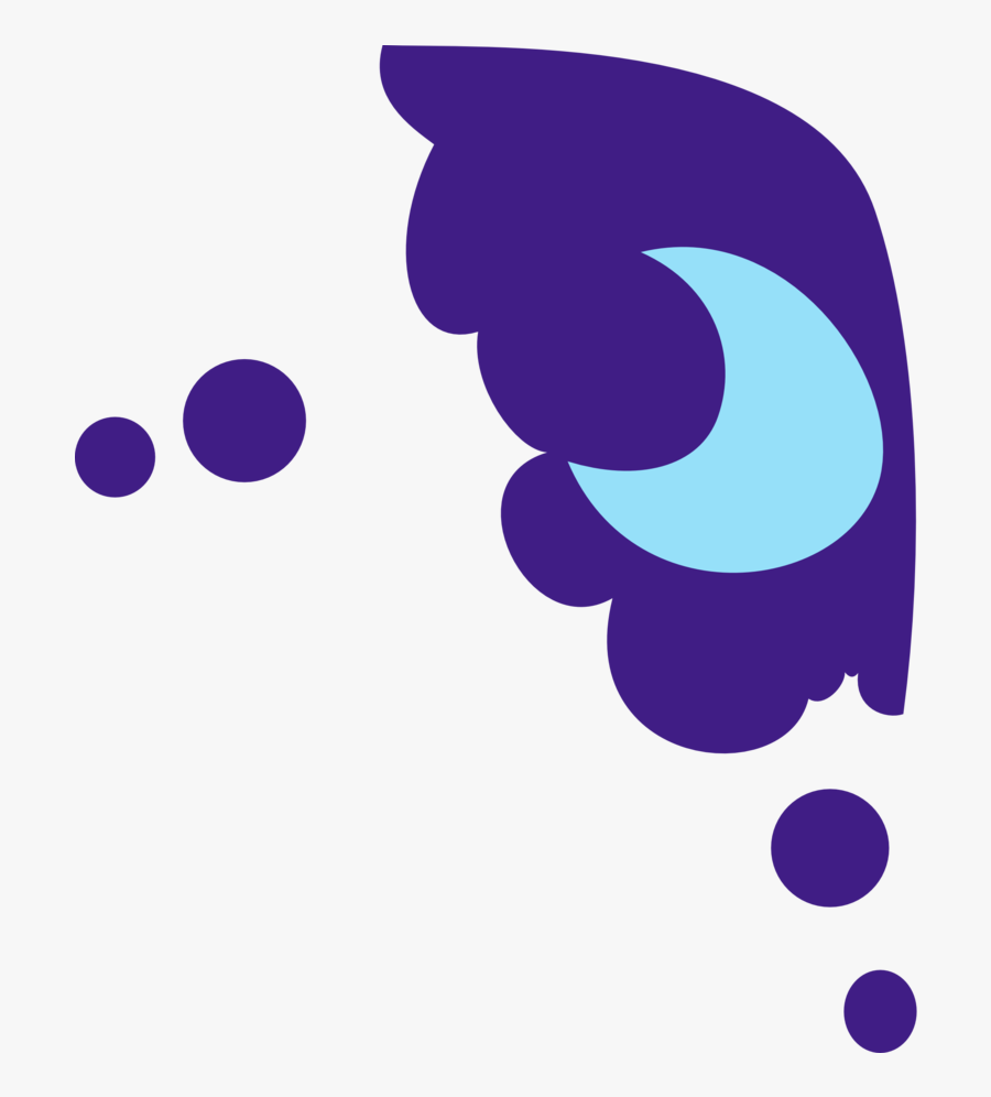 Equestria Wiki - My Little Pony Cutie Mark Princesa Luna, Transparent Clipart