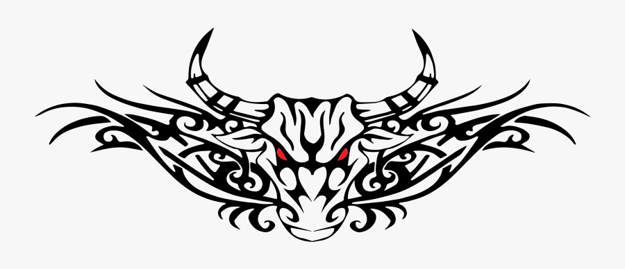 Tribal Bull Clip Arts - Tribal Bull Png, Transparent Clipart
