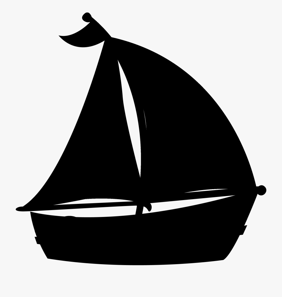Caravel Clip Art Sailboat Galleon Silhouette - Black Silhouette Sailboat Clipart, Transparent Clipart