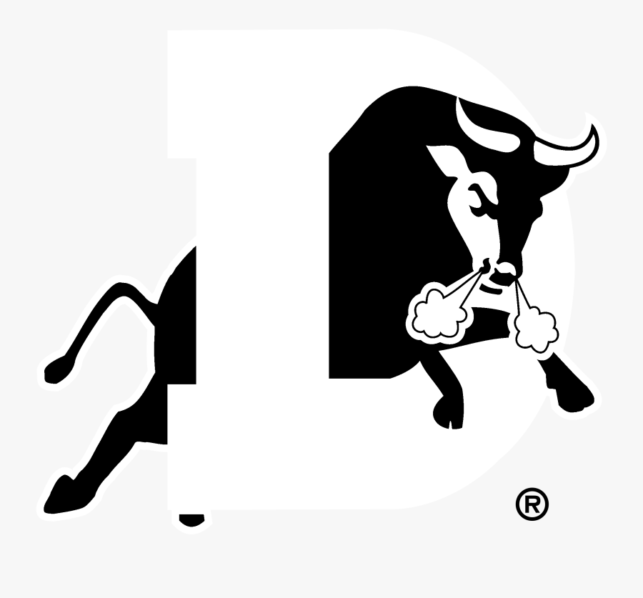 Durham Bulls Logo Black And White - Durham Bulls Logo, Transparent Clipart