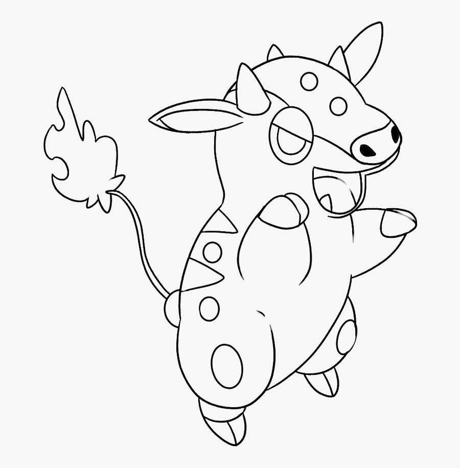 Bull Lineart Black And White - Cartoon, Transparent Clipart