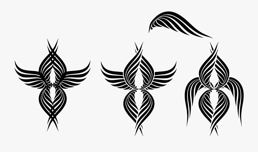 Wing Clipart Closed - Seraphim Wings, Transparent Clipart