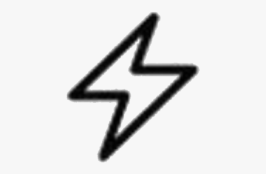 #lightning #shape #line #black #strike #stickers #sky - Easy Small Tattoo Drawings, Transparent Clipart