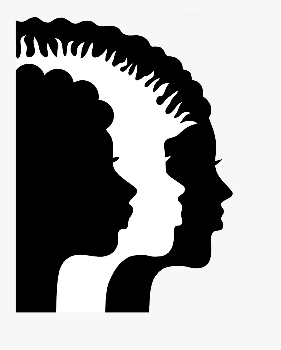 Faces Logo - Silhouette - Silhouette, Transparent Clipart
