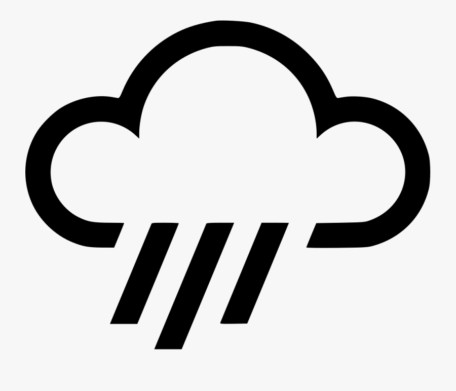 Rain Downpour Comments - Clip Art, Transparent Clipart
