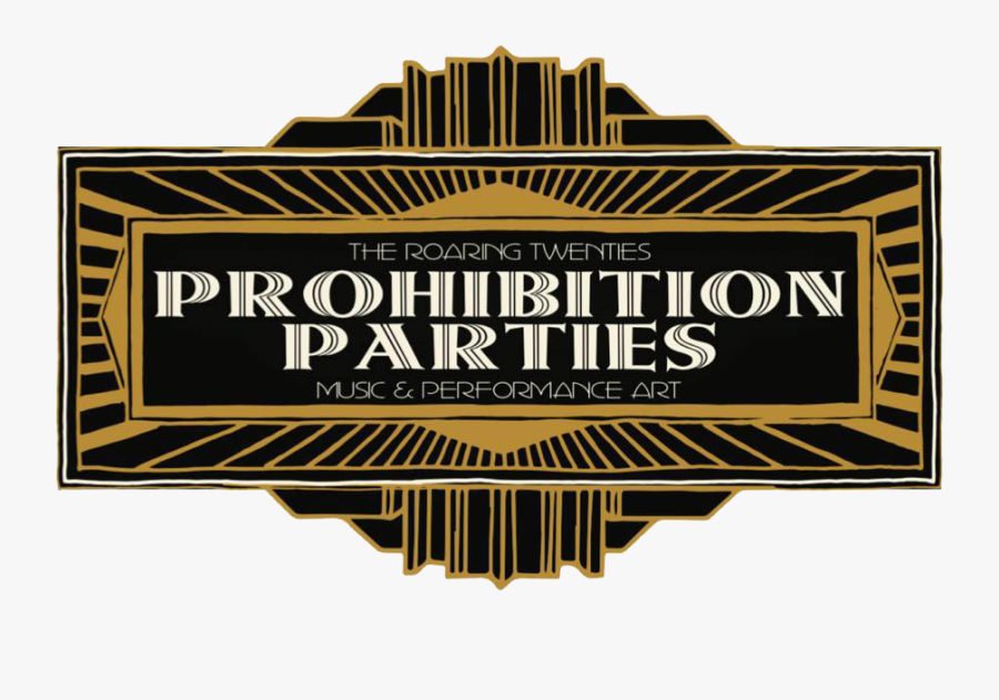 Clip Art Prohibition Parties Private Entertainment - Label, Transparent Clipart