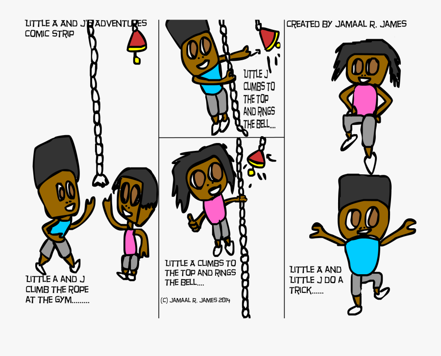Little A And J"s Adventures Created By Jamaal R James - Cartoon, Transparent Clipart