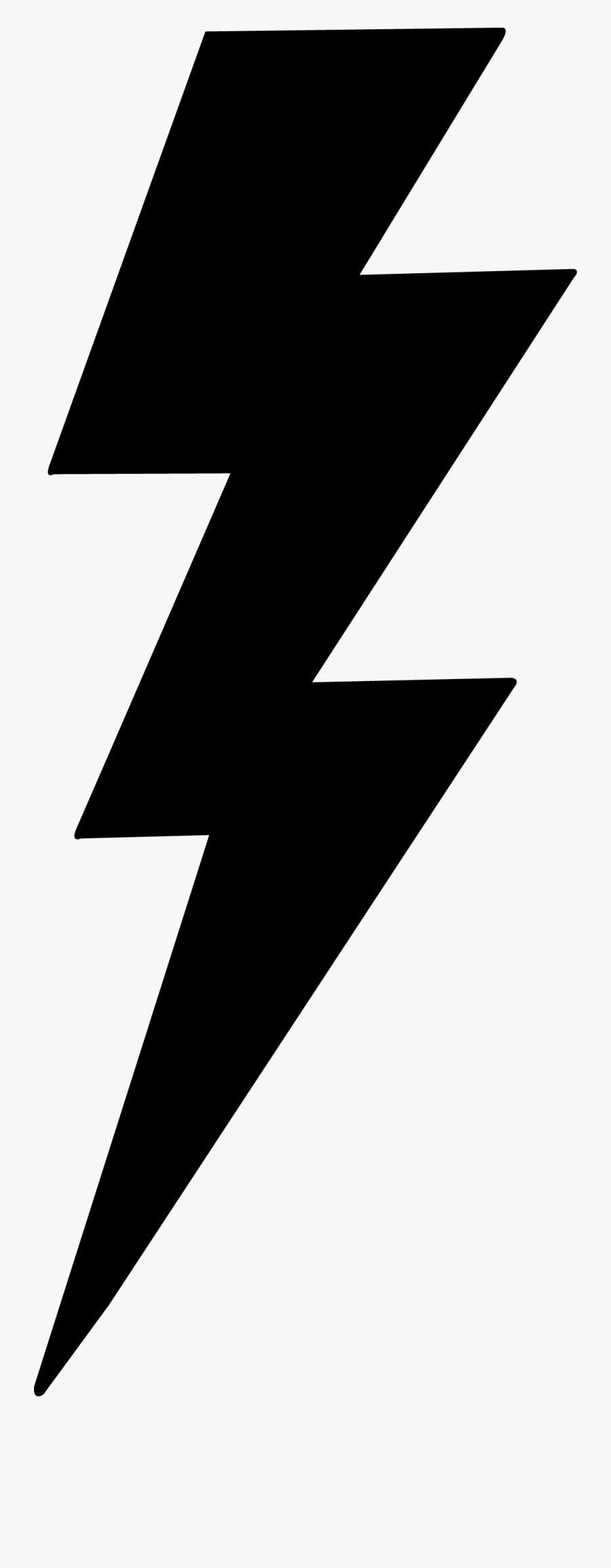 Line,font,black And - Lightning Logo, Transparent Clipart
