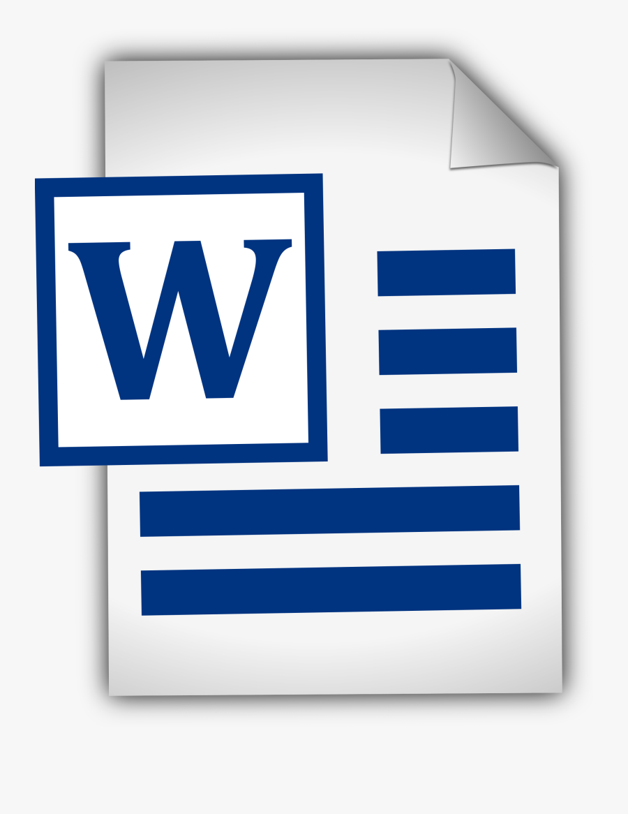 It Icon Big Image - Word Doc Clip Art, Transparent Clipart