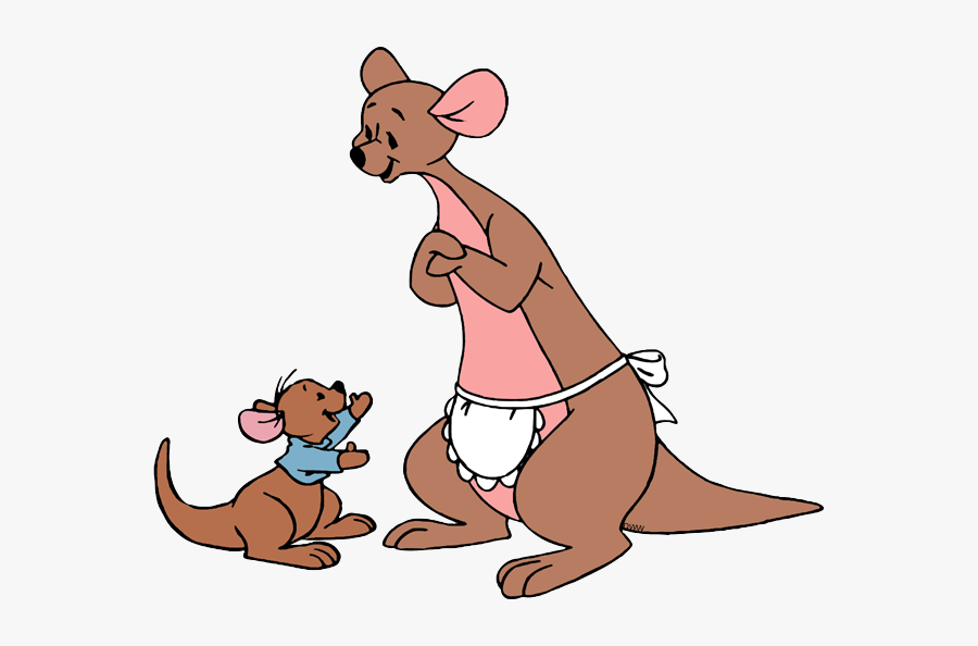 Cartoon Winnie The Pooh Kangaroo, Transparent Clipart