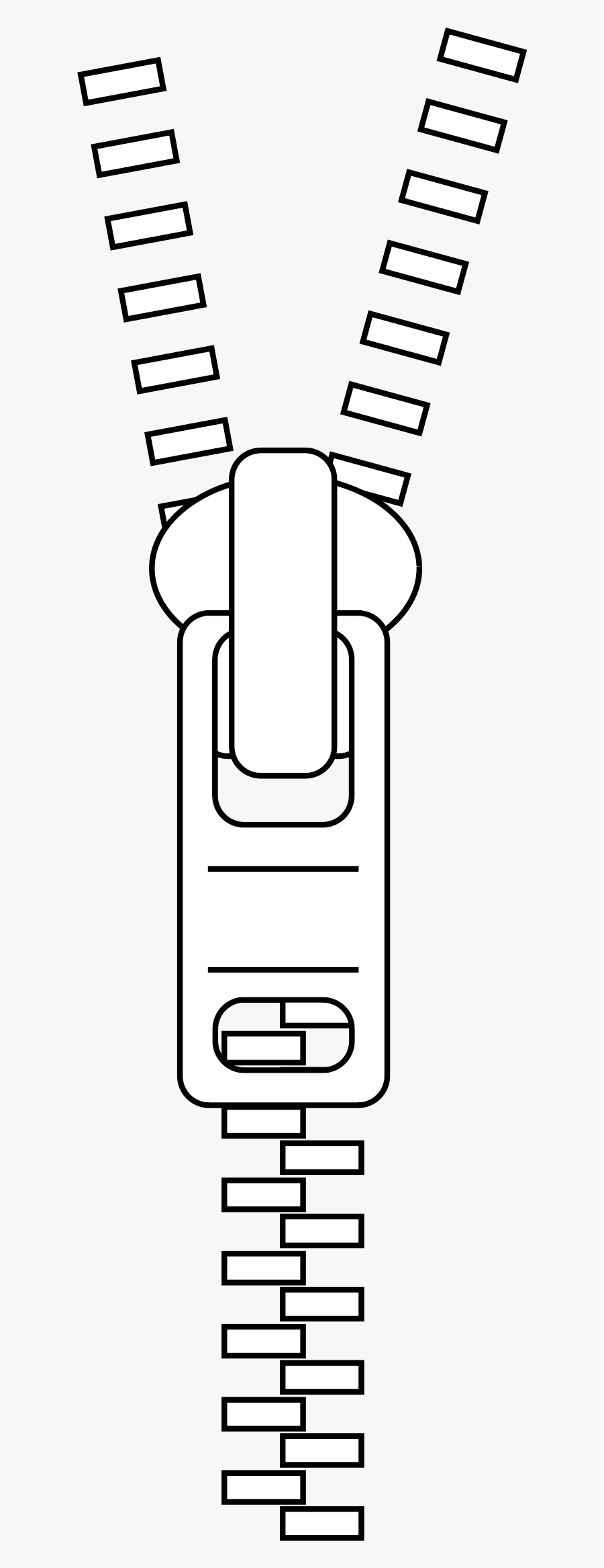 Clipart - Transparent Background Zipper Clipart, Transparent Clipart