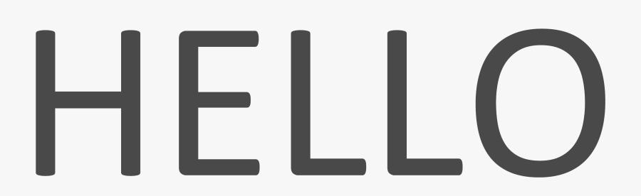 Hello Png - Hello Word No Background , Free Transparent Clipart ...