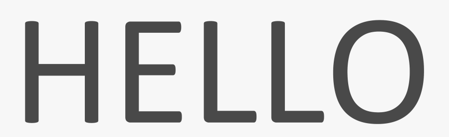 Hello Png - Hello Word No Background, Transparent Clipart