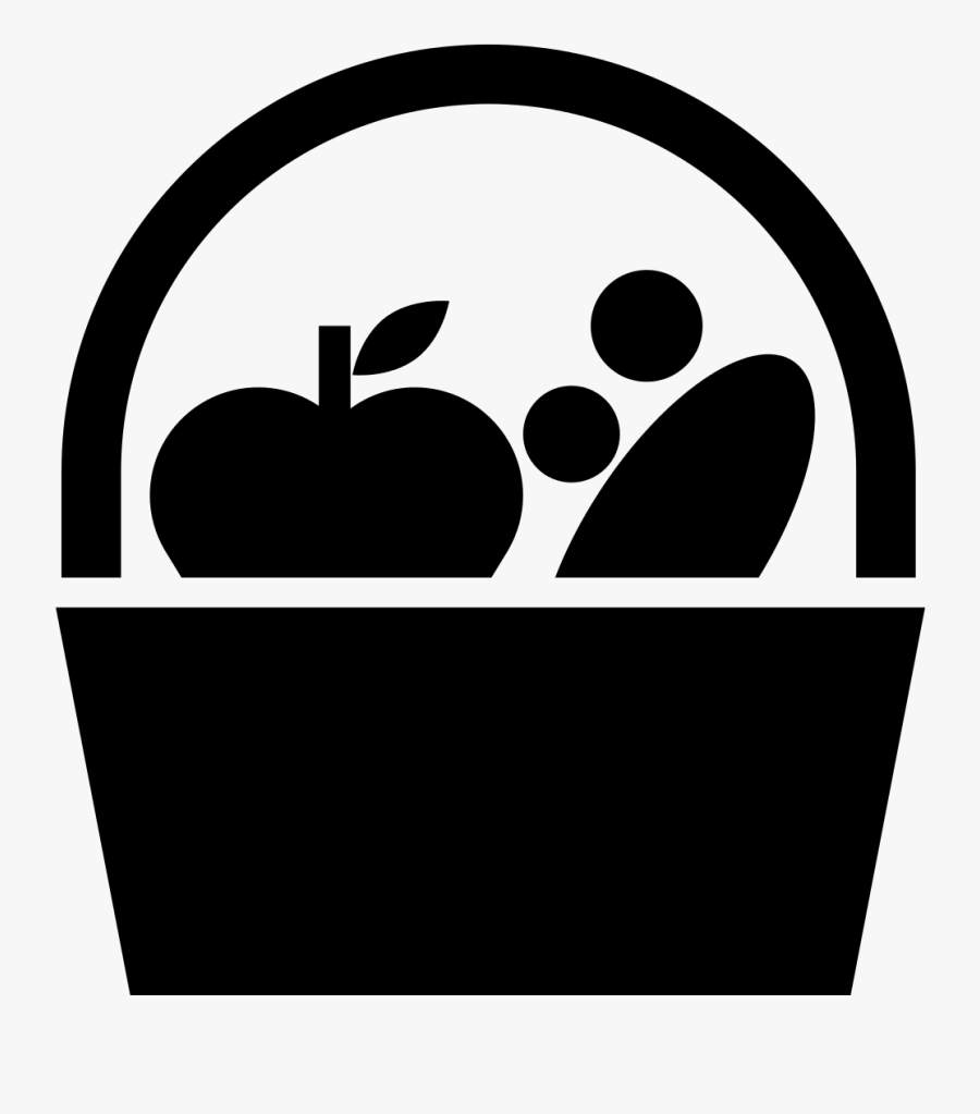 Market Clipart Grocer - Fruit Basket Icon Png, Transparent Clipart
