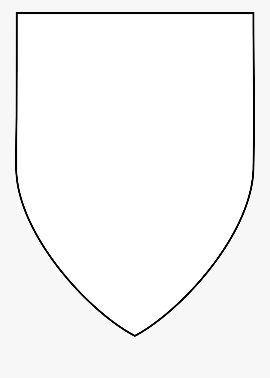 Basic Shield Clip Arts - Simple Shield, Transparent Clipart