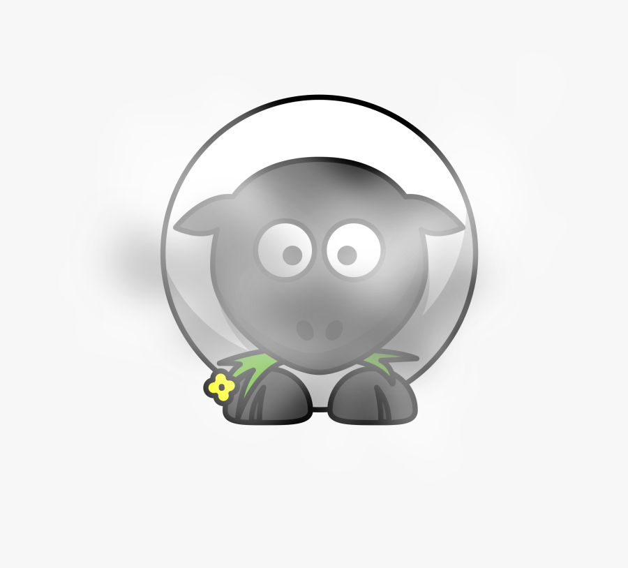 Dusty Sheep - Cartoon Sheep, Transparent Clipart
