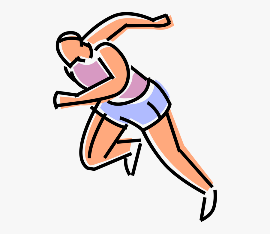 Transparent Track Runner Clipart - Track Runner, Transparent Clipart
