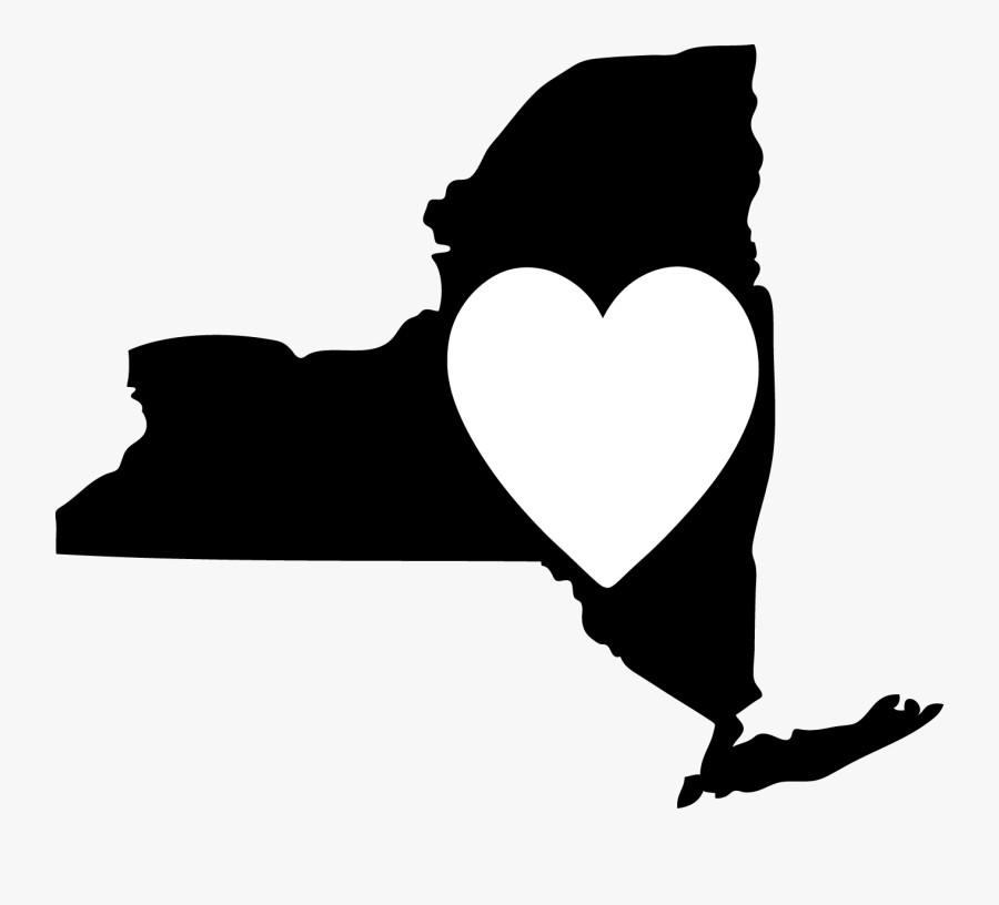 New York State Clipart - New York State Silhouette Png, Transparent Clipart