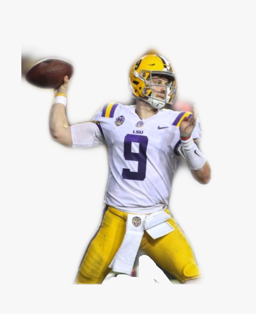 #lsu #tigers #joe #burrow #quarterback #freetoedit - Kick American Football, Transparent Clipart