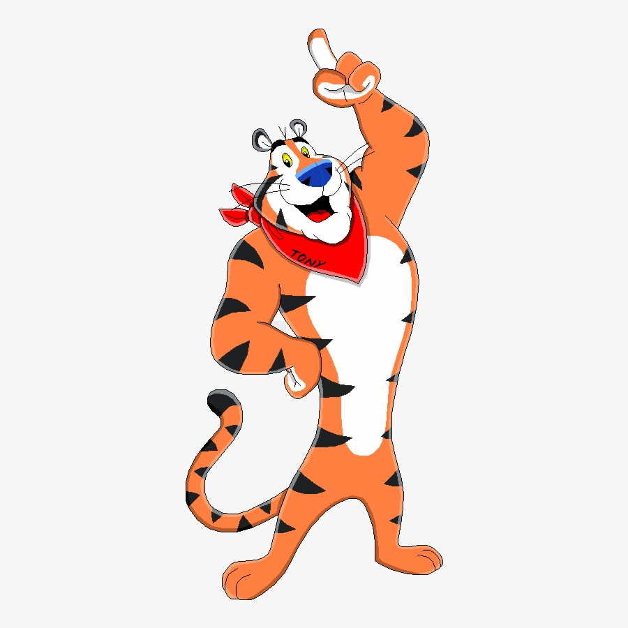 Tiger Tony The Clipart Free Transparent Png - Frosted Flakes Tony The Tiger , Fre...